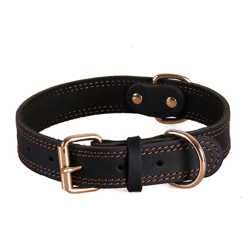 Elegant Dog Collar Of Cowhide