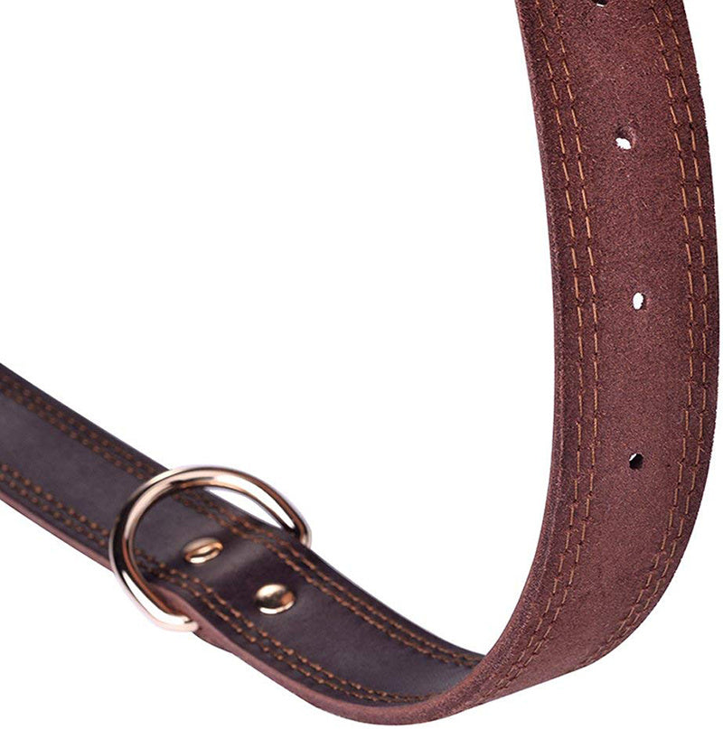 Elegant Dog Collar Of Cowhide