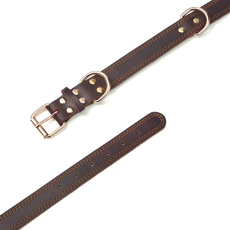 Elegant Dog Collar Of Cowhide