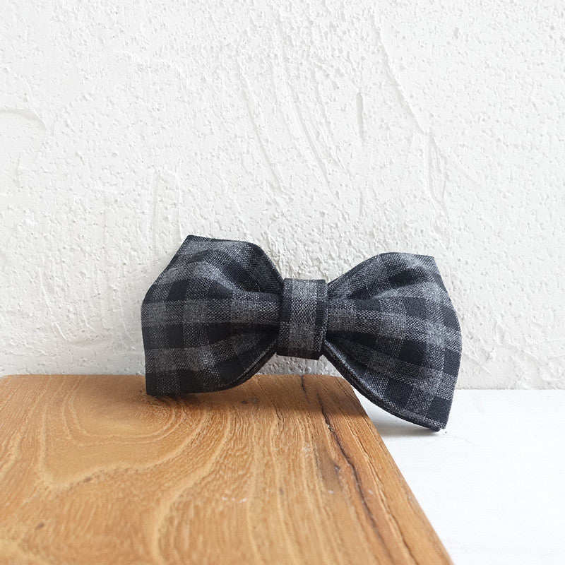 Gray Butterfly Tux Collar And Lead