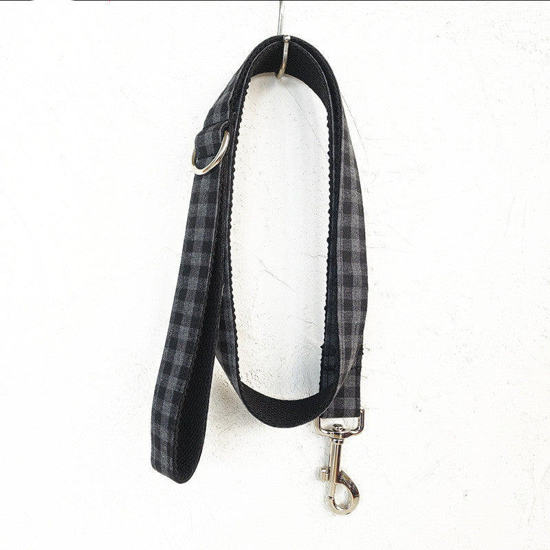 Gray Butterfly Tux Collar And Lead