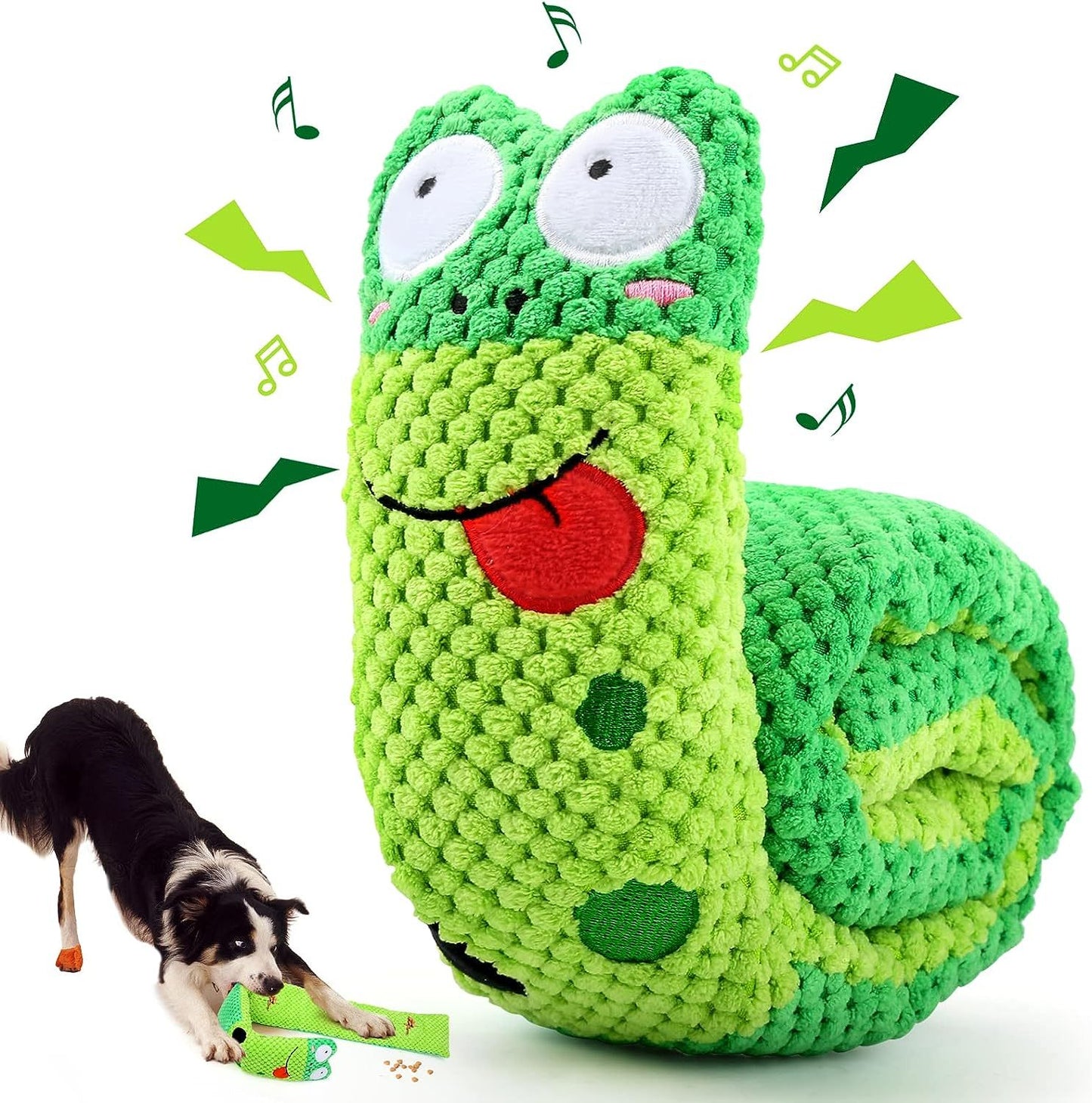 Squeaky Puzzle Frog, Snail or Snake Toy