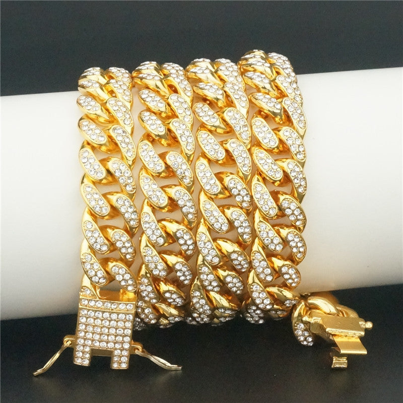 Jeweled Chain Collars For Pets