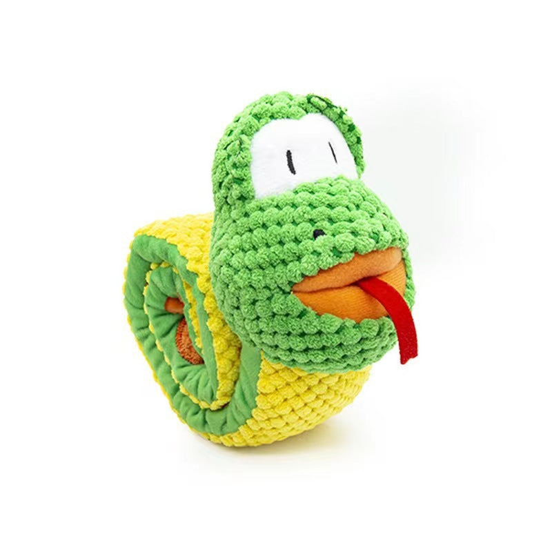 Squeaky Puzzle Frog, Snail or Snake Toy