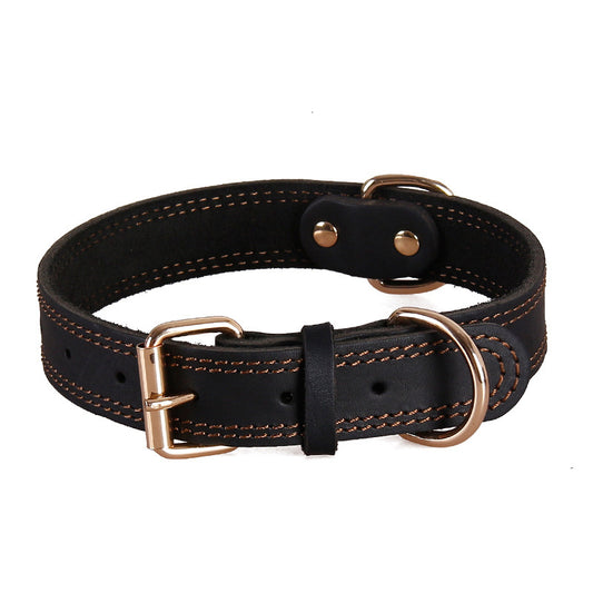 Elegant Dog Collar Of Cowhide