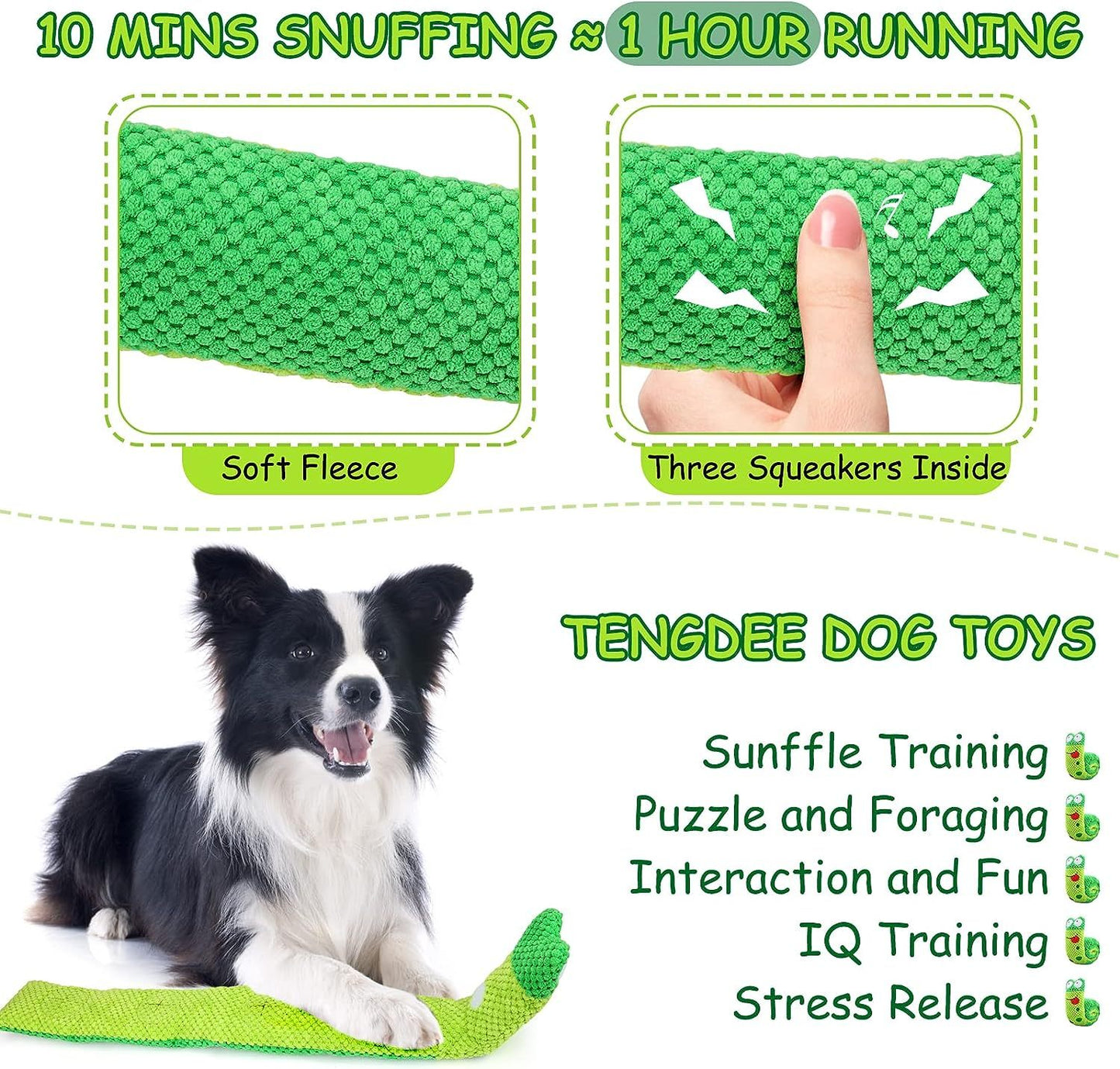 Squeaky Puzzle Frog, Snail or Snake Toy