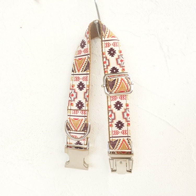 Bohemian Patterned Dog Collar