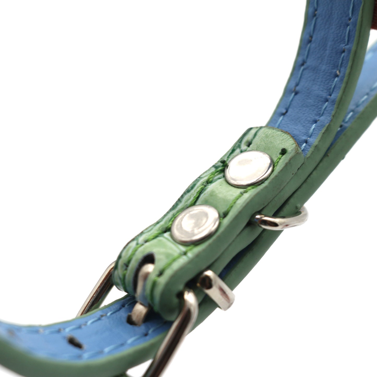 Flowered Leather Collar For Small Dogs