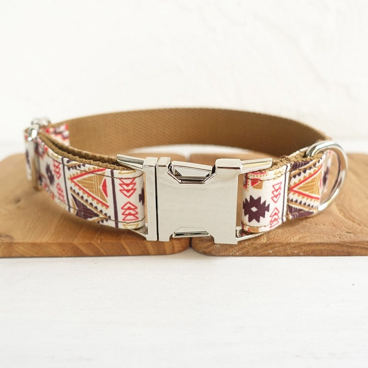 Bohemian Patterned Dog Collar